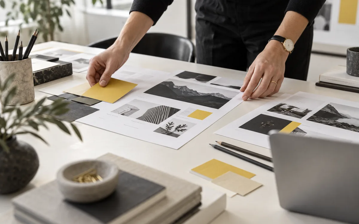 Maquettes papier et choix graphiques pour concevoir un site
